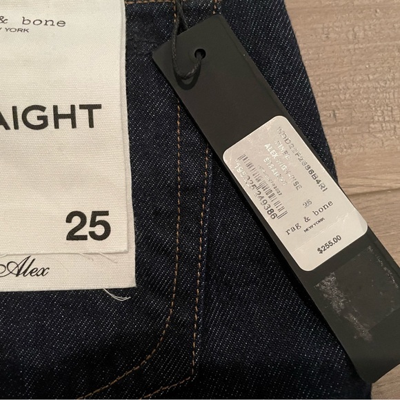 NWT Rag & Bone Alex Straight Jeans - high rise - Picture 6 of 6